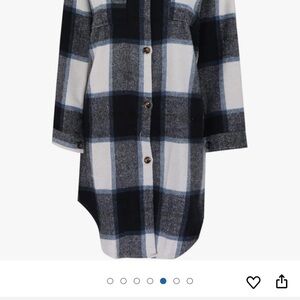Kids Plaid Button-Up Shirt - Black and White